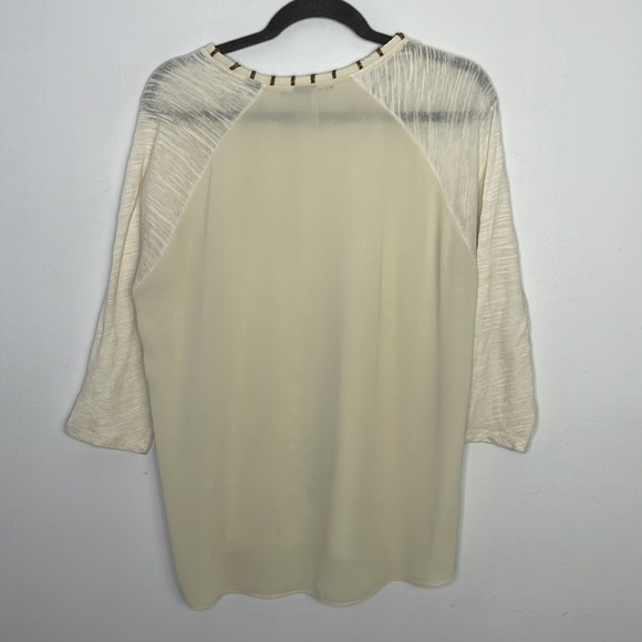 Scotch & Soda beads collar cream mix fabric top - Picture 6 of 7
